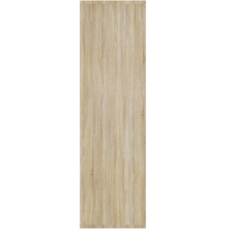 Maison Exclusive Estantería madera contrachapada roble ahumado 48x25,5x140  cm