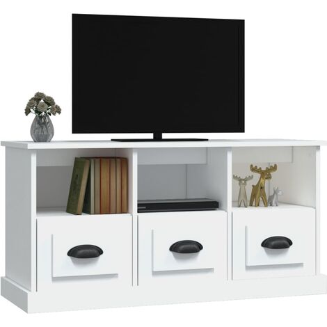 Selsey BIANKO - Mueble TV Moderno/Mesa TV/Mueble para Salón / 140 cm (sin  LED, Roble Dorado) : : Electrónica