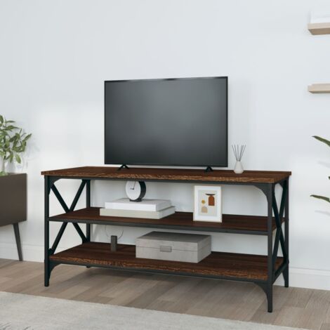 Selsey BIANKO - Mueble TV Moderno/Mesa TV/Mueble para Salón / 140 cm (sin  LED, Roble Dorado) : : Electrónica