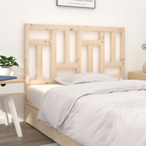 Cabecero de cama tapizado para camas de 135 (145 x 120 cm) Lino Crudo