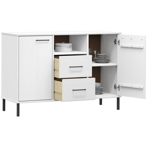 Comprar Mueble vinilo - Metal Blanco - 2 niveles