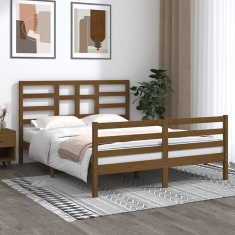 Maison Exclusive Estructura de cama madera maciza 150x200 cm