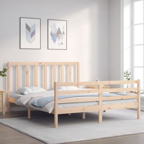 Maison Exclusive Estructura de cama con cajones 160x200 cm