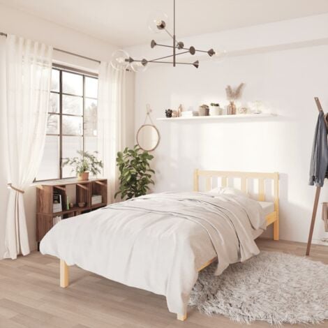 Maison Exclusive Estructura cama infantil y cajones madera pino blanco  90x190 cm