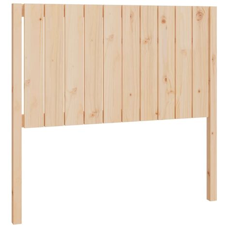 Cabecero moderno de cama madera maciza de pino 105,5x4x100 cm vidaXL