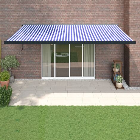 Toldo lateral extensible de aluminio - marquesina lateral para terraza,  toldo extensible de jardín con enrollado automático