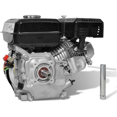 Motor de gasolina negro de 6,5 HP y 4,8 kW vidaXL439398