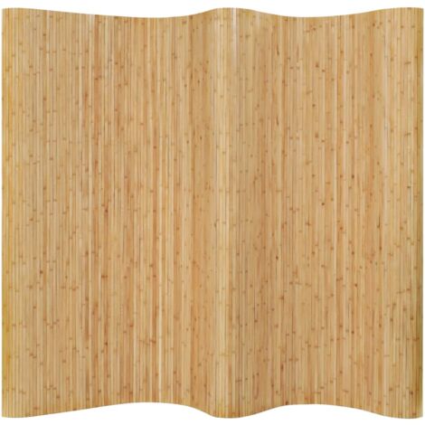 Biombo rectangular divisorio de bambú