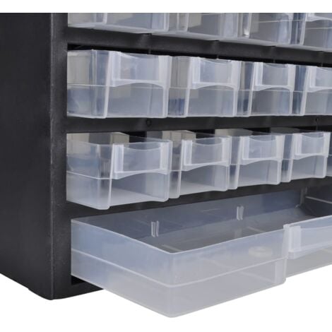 Caja de herramientas armario almacenamiento plástico 41 cajones vidaXL127080