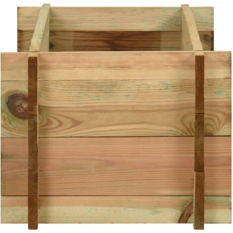 Jardinera compostador de madera de pino EGAN - Tienda online