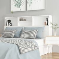 Cabecero de cama para dormitorio  Mueble cabecero estilo moderno  blanco 160x19x103,5 cm ES50266A