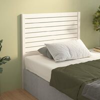 Cabecero moderno de cama madera maciza de pino blanco 96x4x100 cm vidaXL