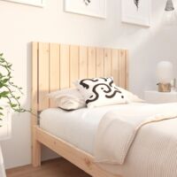 Cabecero moderno de cama madera maciza de pino 105,5x4x100 cm vidaXL