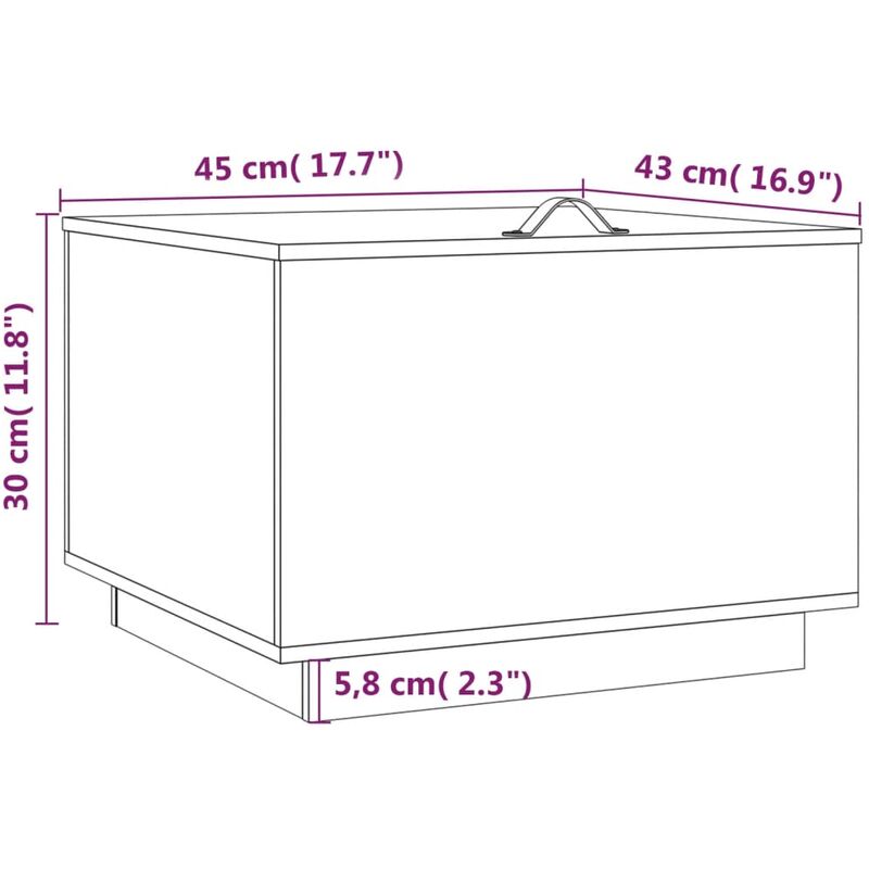 CREATIVE DECO - Xxl Grande Scatola In Legno, 40 X 30 X 24 Cm (+ / - 1 Cm), Scatole Con Maniglie Cassetta Conteniore Portaoggetti Portagiochi