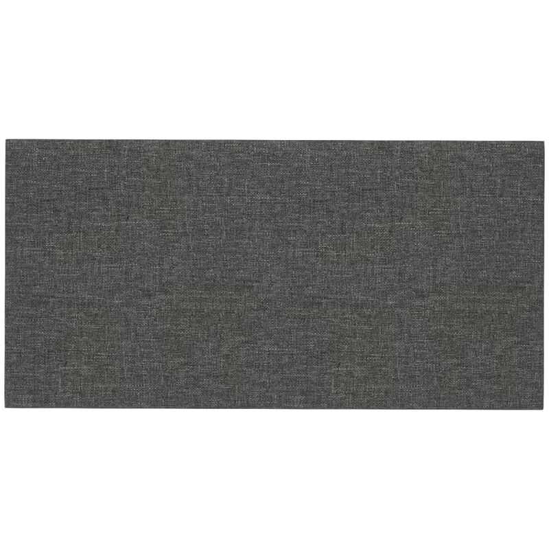 Pannelli Murali 12 pz Grigio Scuro 60x30 cm in Tessuto 2,16 m²