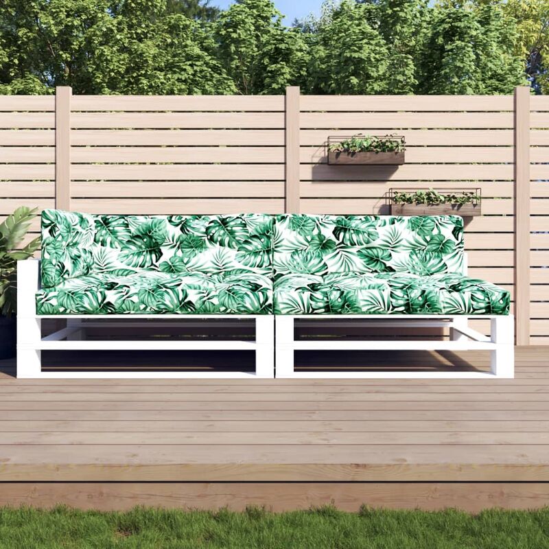 Unico Design Cuscini per Pallet 5 pz Motivo a Foglie Tessuto 120x80x12 cm  Magnifico it - Multicolore72880