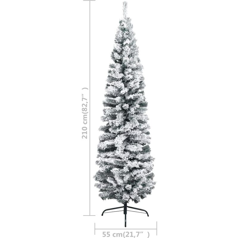 Albero di natale artificiale 240cm con 600 LED, 81 pigne, 1335