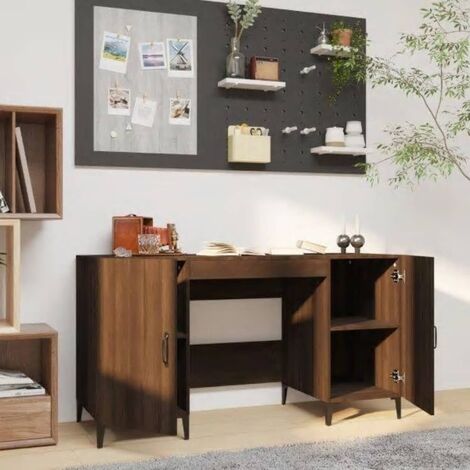 Unico Design scrivania Rovere Marrone 140x50x75 cm in legno Multistrato 140x50x75 cm Magnifico IT - Marrone17855 - Marrone