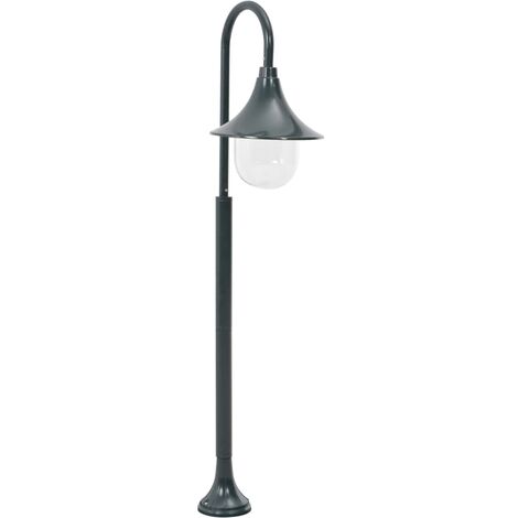 Unico Design Lampione da Giardino E27 120 cm Alluminio Verde Scuro  Magnifico it - Verde43261