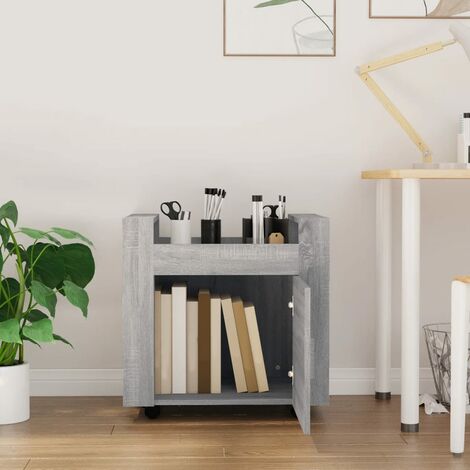 Unico Design Carrello Scrivania Grigio Sonoma 60x45x60 cm Legno Multistrato 60x45x60 cm Magnifico it - Grigio15409