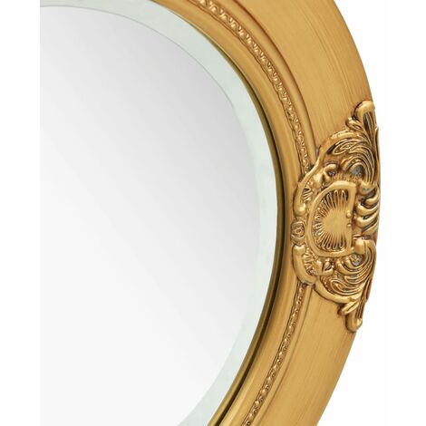 Specchio in metallo dorato 50x70 ORANGERIE
