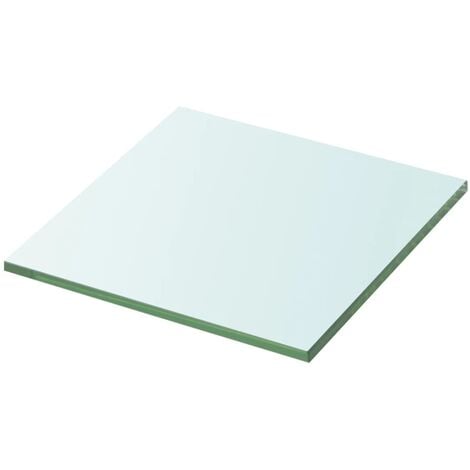 vidaXL Lastra in Vetro Bianco 100x15 cm