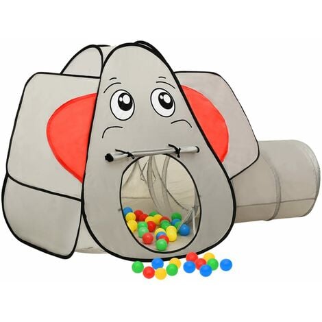 Unico Design Tenda da Gioco per Bambini Elefante Grigio 174x86x101