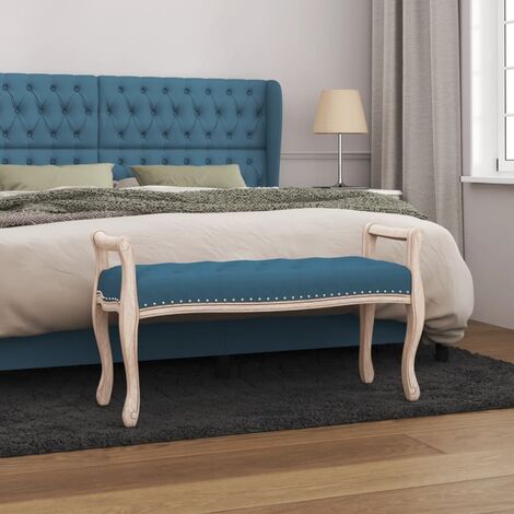 EASYCOMFORT Panca Imbottita Fondo Letto in Tessuto con Gambe in