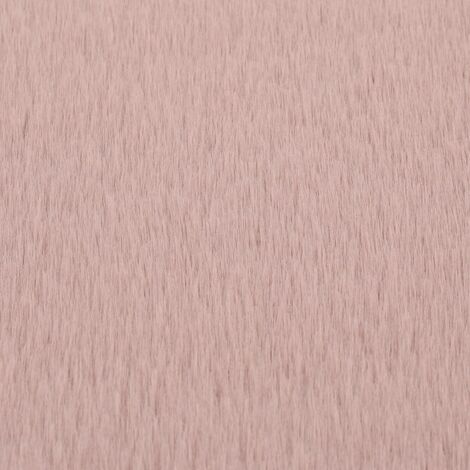 Unico Design Tappeto 160 cm Pelliccia di Coniglio Sintetica Rosa Antico  Magnifico it - Rosa52321