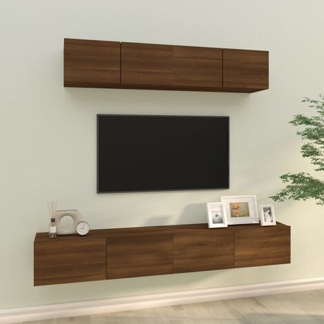 VidaXL Mobile Porta TV Bianco 102x35,5x47,5 cm in Legno