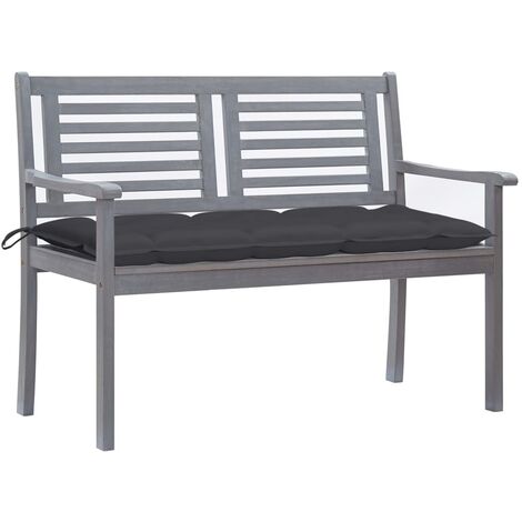 Cuscino Per Panca Da Giardino 48x160 Cm - Morbido E Spesso Per Esterno E Interno, Con Cinghie