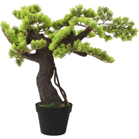 Bonsai di Pino Artificiale con Vaso 60 cm Verde