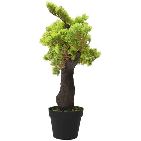 Unico Design Bonsai di Cipresso Artificiale con Vaso 70 cm Verde Magnifico  it - Verde86791