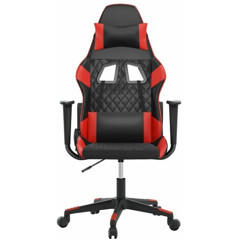 Maison Exclusive - Sedia da Gaming con Luci a LED RGB Rossa e Nera in  Similpelle