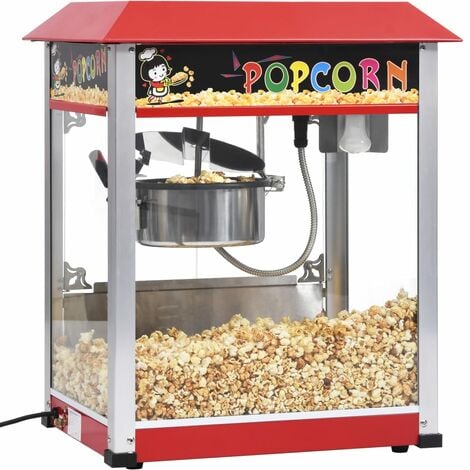 Unico Design Macchina per Popcorn con Pentola in Teflon 1400 W 54,5x40,5x68  cm Magnifico