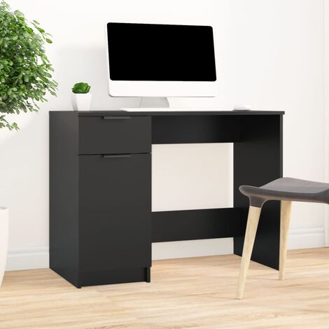 Unico Design scrivania nera 100x50x75 cm in legno Multistrato 100x50x75 cm Magnifico IT - Nero45728 - Nero