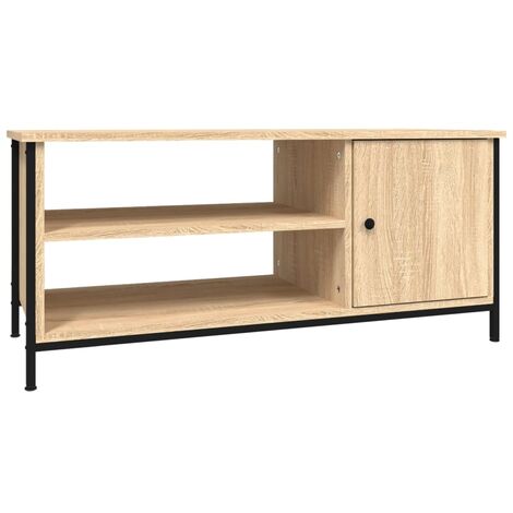 VidaXL Mobile TV Rovere Fumo 100x40x45 cm in Legno Multistrato