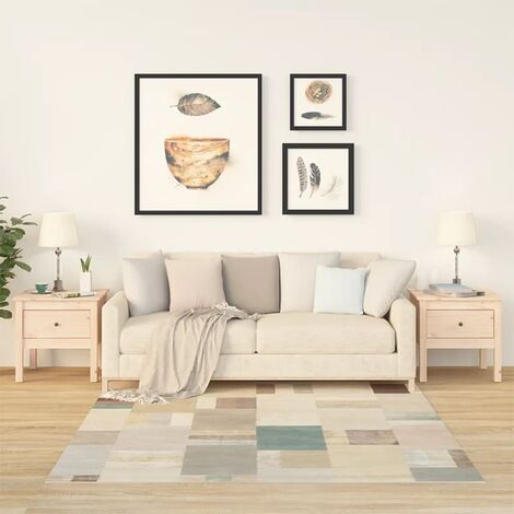 Unico Design Tavolini 2 pz 50x50x49 cm Legno Massello di Pino 50x50x49 cm Magnifico it - Marrone12571