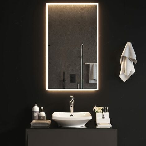 Unico Design Specchio da Bagno con Luci LED 60x100 cm 60x100 cm Magnifico  it - Trasparente37019