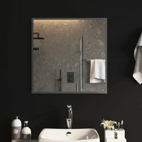 Unico Design Specchio da Bagno con Luci LED 60x60 cm 60x60 cm Magnifico it  - Trasparente42931