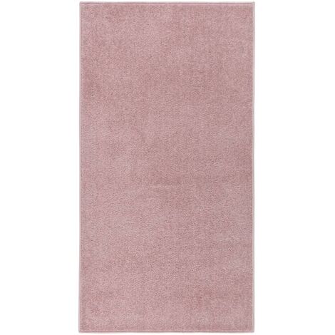 Unico Design Tappeto a Pelo Corto 80x150 cm Rosa 80x150 cm