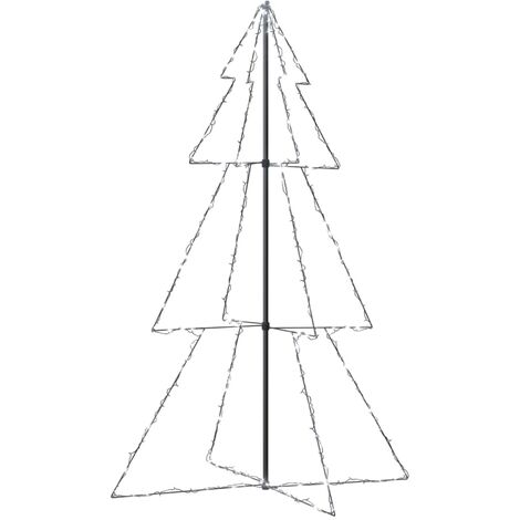 Albero di Natale a Cono 240 LED，Albero effetto Realistico，Decorazioni  natalizie per Interni Esterni 118x180