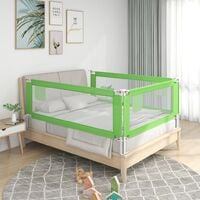 Unico Design Sponda Letto di Sicurezza per Bambini Verde 180x25 cm Tessuto  180x25 cm Magnifico it 