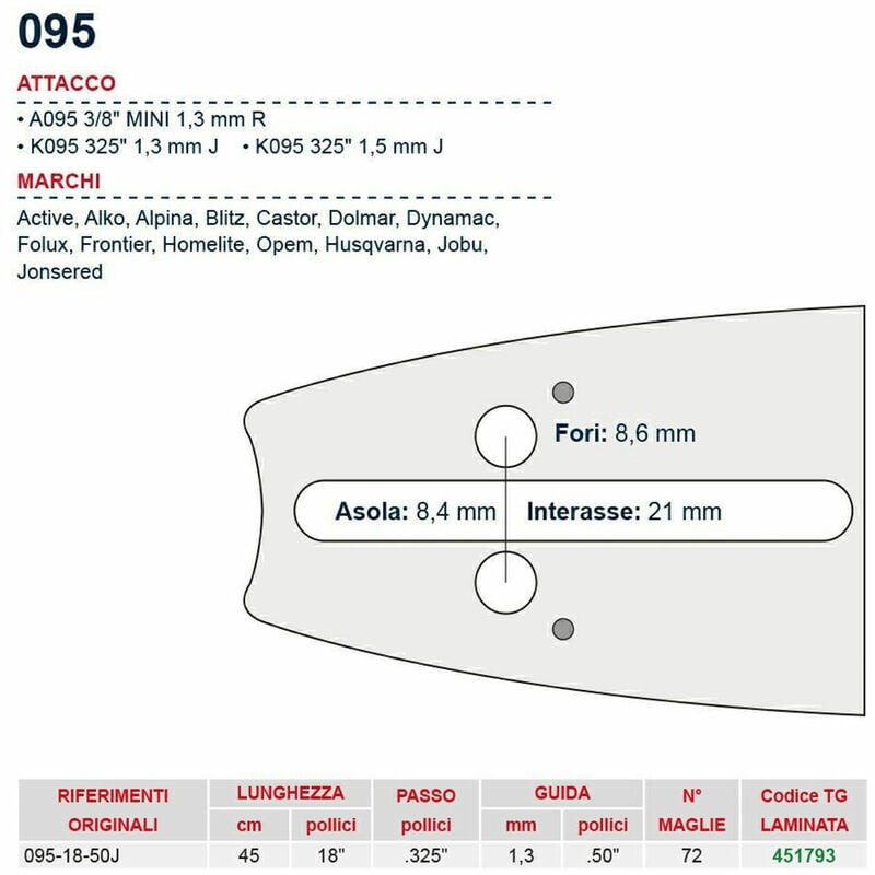 Catena Motosega Husqvarna X-Cut S35G .325 1.5Mm 72 Maglie