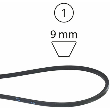 2PK Cintura 539117245 2 Cinghie Di Copertura Per Rasaerba Husqvarna RZ4623, RZ4219, RZ4619 - Ricambio Codice 539117245 Motosega Husqvarna 55 - Foto 13