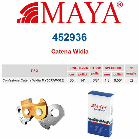 Catena Confezionata In Widia LP 3 8 1 3 Mm 050 52 Maglie Con catena-confezionata-in-widia-lp-3-8-1-3-mm-050-52-maglie-con