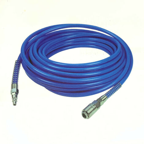 Tubo in poliuretano dritto con raccordi a innesto e rubinetto 7.5x10 50 metri - 37571MT50RAC