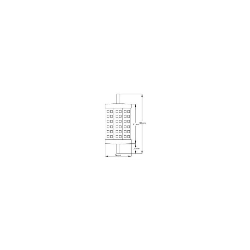 L5-R7S10W - R7s led - - Lampadina r7s led 10W 118mm 42 led Silamp 220v