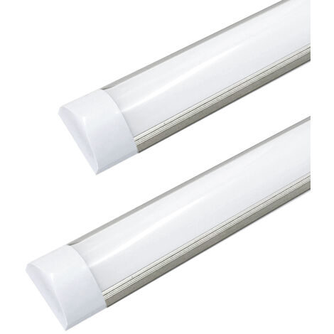 Plafoniera LED 60cm 18w 220v smd bordo a lato grigio P21-18W Luce Fredda 6400k