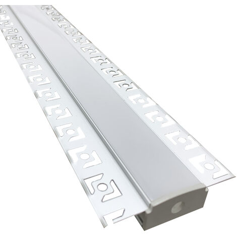 BARRA-7-1M - Barre LED Profili - - Profilo Alluminio rettangolare 1m per  Striscia led BARRA-7-1M